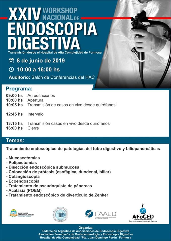 Ciro Persona a cargo Casi Workshop Nacional de Endoscopia Digestiva en el HAC | Agenfor