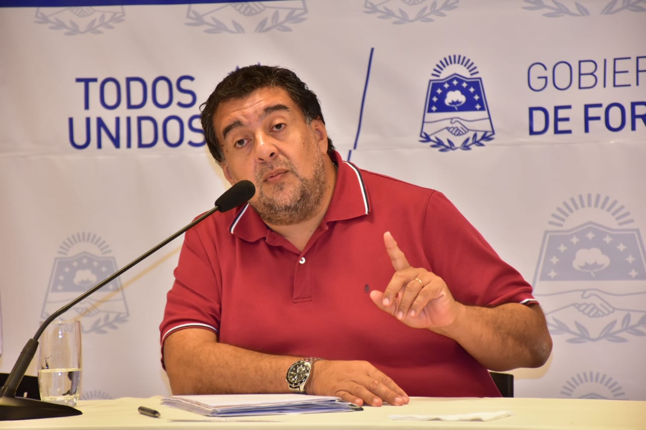 Jorge González, ministro de gobierno de la provincia