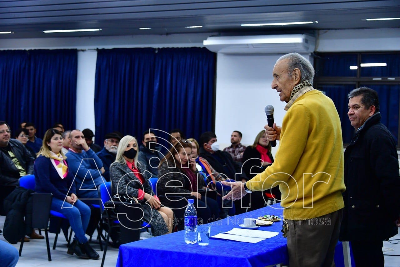 Lorenzo Pepe, histórico dirigente peronista visitó Formosa
