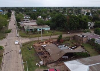 Tormenta provocó serios daños en edificios y casas particulares de El Espinillo