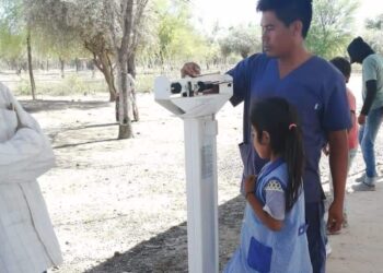 Escolares de la comunidad El Palmarcito renovaron controles de salud sobre el final del año lectivo