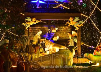 Se enciende “Formosa Brilla” y comienza a vivirse el espíritu navideño en la provincia