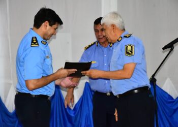 Se realizó el acto de posesión de cargos de los nuevos jefes de la estructura policial