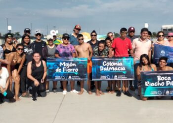 Jóvenes de Mojón de Fierro, Dalmacia y Boca Pilagá visitaron el Parque Acuático