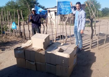 Familias originarias del oeste provincial recibieron sus módulos alimentarios