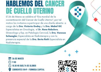 Invitan a participar de charla abierta sobre cáncer de cuello uterino