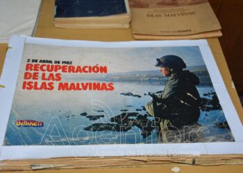 El Archivo Histórico Provincial presentó una muestra de fotografías inéditas de la Guerra de Malvinas