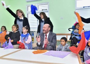 Insfrán saludó a la comunidad educativa del Nivel Inicial