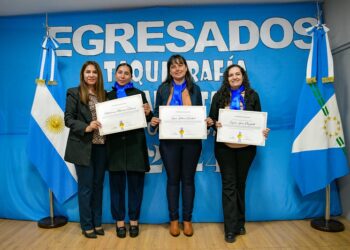Entregaron certificados a la primera cohorte de egresados de la capacitación en Taquigrafía Parlamentaria