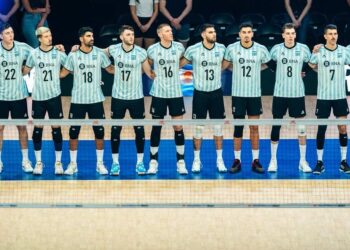Siete puntos de Palacios en la caída en sets corridos de Argentina ante Estados Unidos
