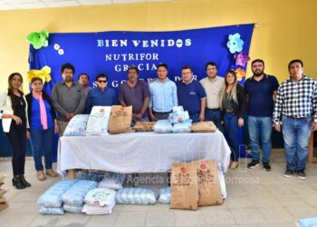 El Gobierno provincial entregó alimentos de Nutrifor a la Delegación Zonal de María Cristina