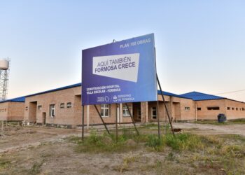 Financiada con recursos provinciales: Avanza la obra del Hospital de Villa Escolar