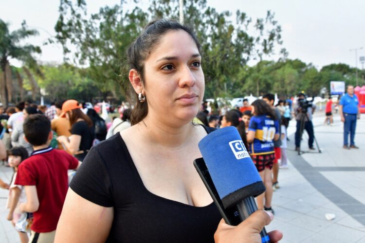 Florencia Santa Cruz, presidenta de la Asociación Camino Azul TEA Formosa.