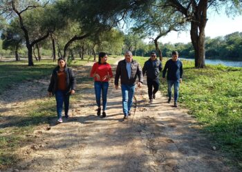 La ministra de Turismo visitó Fortín Lugones para coordinar actividades en el marco de la XVI Fiesta Provincial del Río del Norte