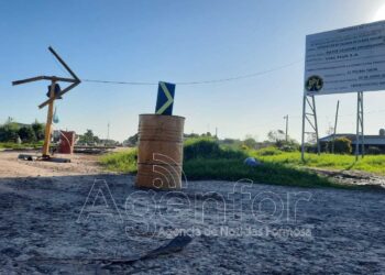 Villafañe: Prosigue la obra de pavimentación de acceso principal