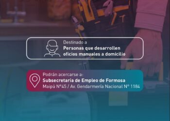 La Subsecretaría de Empleo informó dónde registrarse para ser parte de la convocatoria para oficios manuales
