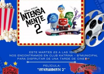 Invitan a las familias de la Jurisdicción Cinco a la “Tarde de cine comunitario” en el club Katrina