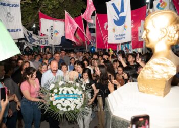 El gobernador Insfrán encabezó el homenaje a Evita, a 72 años de su paso a la inmortalidad