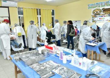 Las atenciones médicas durante la jornada del operativo solidario fueron 4295