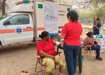 Desplegaron numerosos servicios de salud para los vecinos originarios de la colonia El Retiro