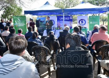 El Vicegobernador acompañó jornada productiva en el interior provincial