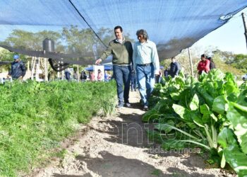El Vicegobernador acompañó jornada productiva en el interior provincial