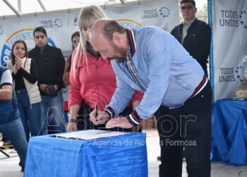 OPNGT en Tigre: Firmas de actas para importantes obras y significativas entregas