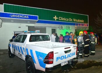 Directivos de la clínica Vrsalovic agradecieron la pronta ayuda del Estado ante principio de incendio