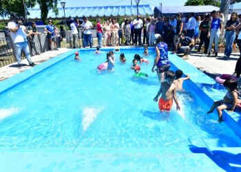 El fin de semana habilitarán temporada del complejo de piletas del Camping Provincial del Timbó en Herradura