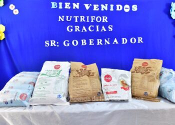 Sigue la distribución de productos de Nutrifor para el servicio nutricional de escuelas de toda la provincia