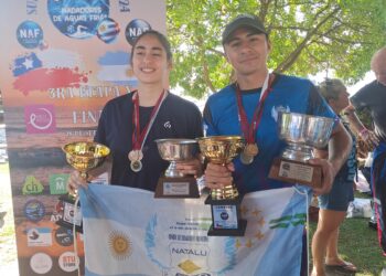 Los formoseños Iara Ledesma Portillo y Mauricio Arias son campeones sudamericanos de Aguas Frías
