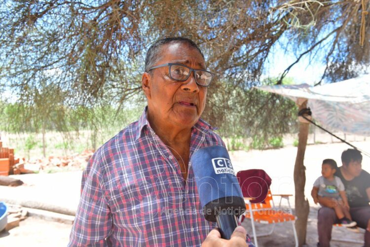 Delfín García, cacique de la comunidad aborigen Campo del Cielo