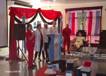 Formosa se sumó a la colecta “Latinoamérica Unida Dona Sangre”