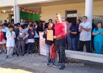 “Esto es la presencia del Estado”, destacó el vicegobernador Solís en Las Lomitas