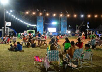 Lagunenses disfrutaron de una hermosa tarde en el Camping de la Laguna Yema