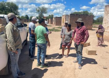 Comunidades aborígenes del oeste recibieron sus cajas alimentarias