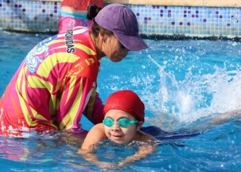 Pileta libre, aquagym y clases de natación en el Parque Acuático “17 de Octubre”