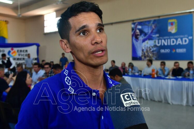 David Baez, intendente de El Espinillo.