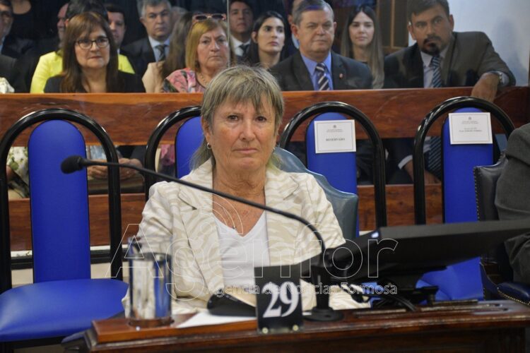 Cristina Mirassou, diputada provincial (PJ).