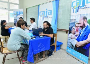La Caja de Previsión Social atendió a vecinos de Las Lomitas