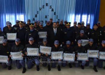 Celebraron el 10° aniversario de la creación del Destacamento de Desplazamiento Rápido