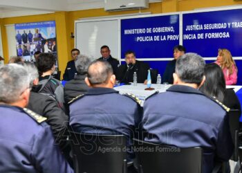 Brindaron una conferencia de prensa sobre el despliegue operacional en las elecciones en Formosa