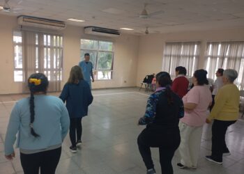 El Hospital Distrital N° 8 reanudó esta semana el Club de Columna