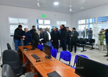 Insfrán inauguró nueva oficina de la ATP en Línea Barilari sobre RN N° 81