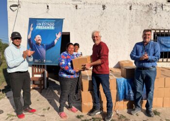 Se concretó en Las Lomitas una nueva entrega de cajas alimentarias para comunidades aborígenes