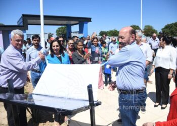 El gobernador Insfrán inauguró importantes obras en Tres Lagunas