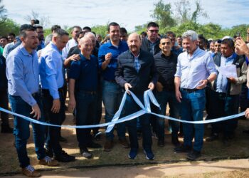 En Pozo de Maza, Insfrán inauguró un acueducto y sostuvo: “Tenemos que usar con sustentabilidad lo que nos da la naturaleza”