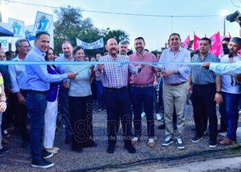 El gobernador Insfrán inauguró la planta de tratamiento cloacal, el colector máximo y obras complementarias en el barrio El Porvenir