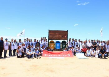 Misión cumplida: Estudiantes de la EPET N° 1 instalaron contenedores ecológicos en el Bañado La Estrella