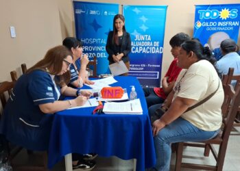 La Junta Evaluadora de Discapacidad dispuso atenciones en Pozo del Tigre